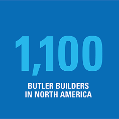 1,100 Butler Builders in North America
